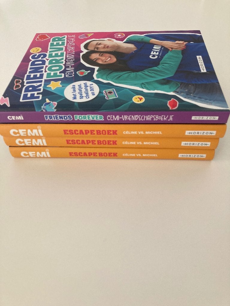CEMI : 1 vriendschapsboekje/3  Escapeboeken NIEUW, Enlèvement, Neuf