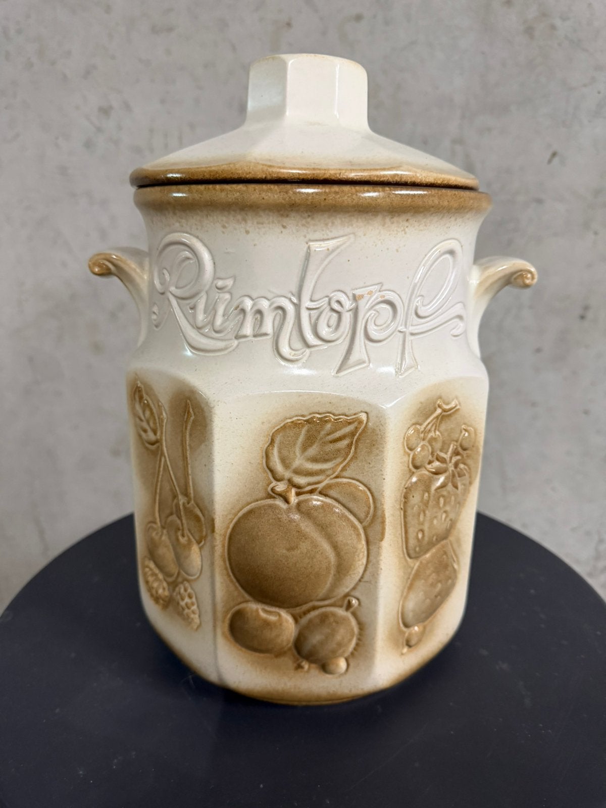 Decoratie Rum pot (Rumtopf), Ophalen