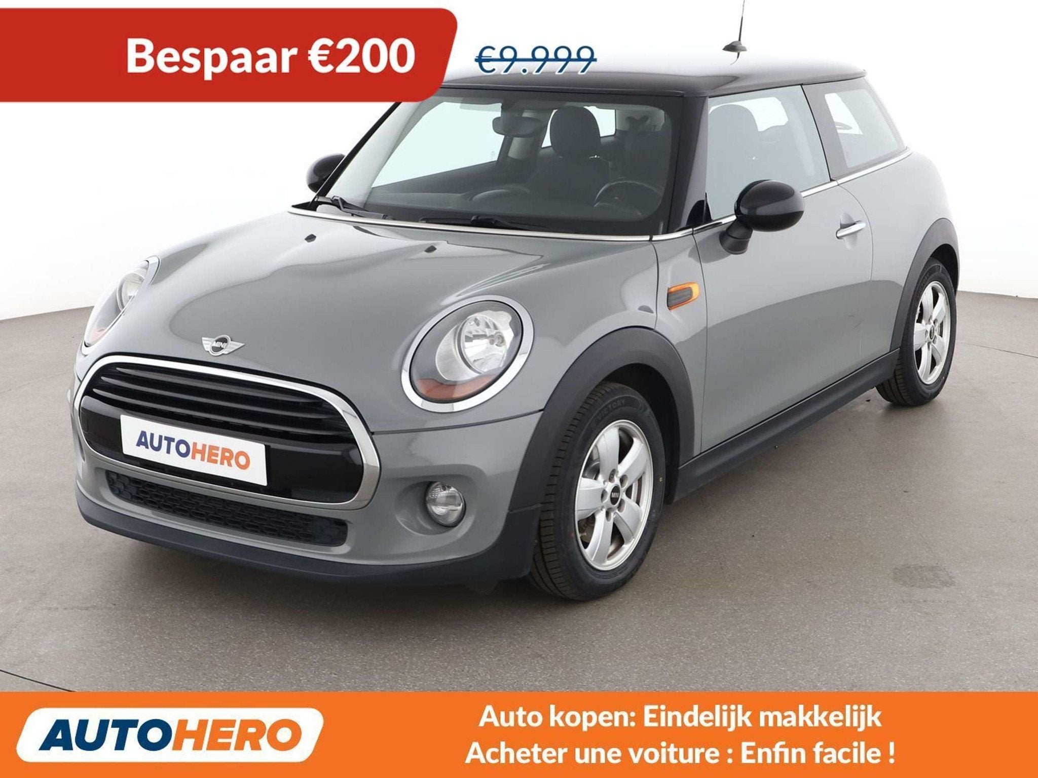 MINI Cooper Cooper (bj 2016), Auto's, Mini, Stof, Gebruikt, Zwart, 136 pk