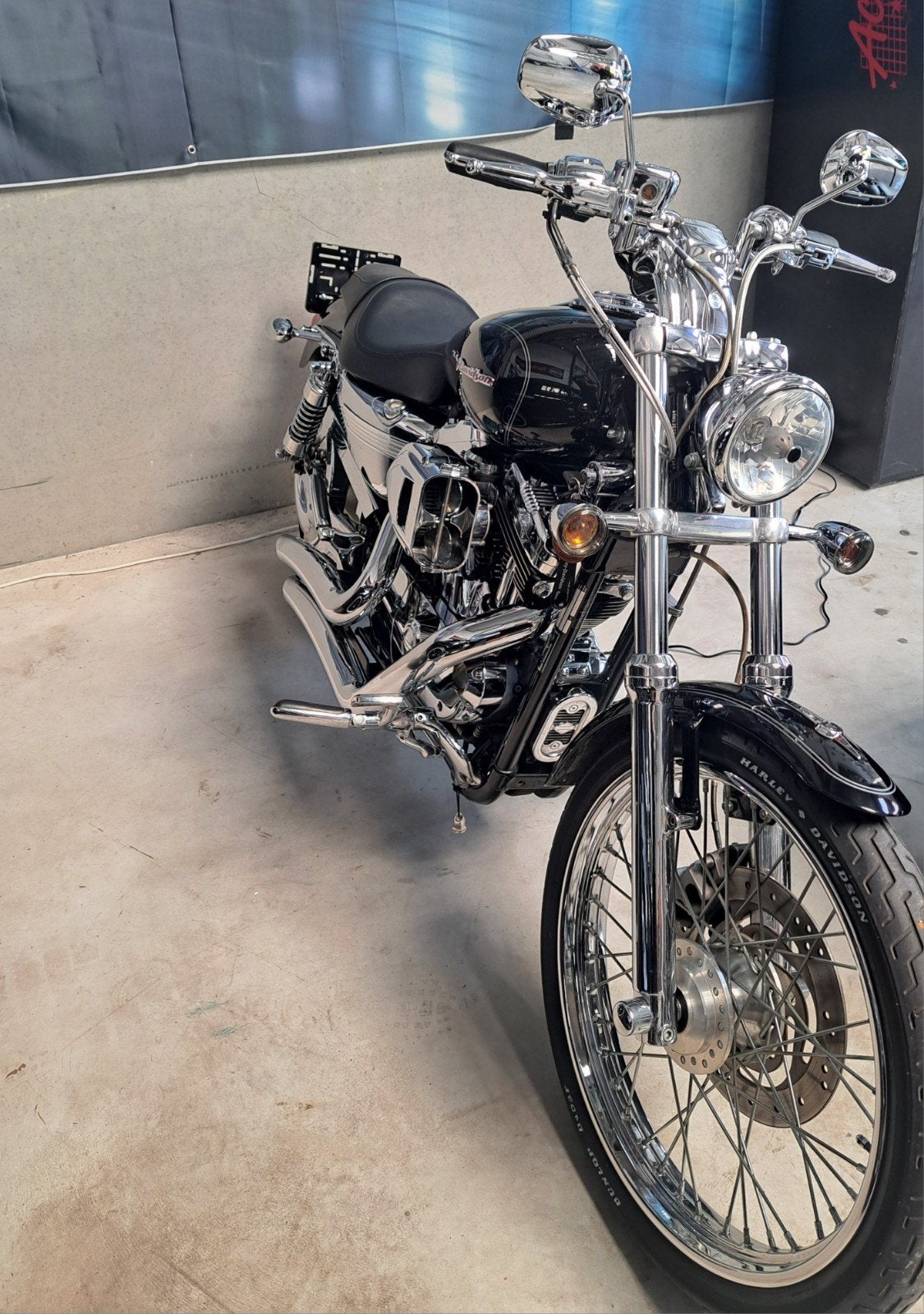 Harley 1200XL custom, Motoren, 2 cilinders, Chopper, Bedrijf, Meer dan 35 kW
