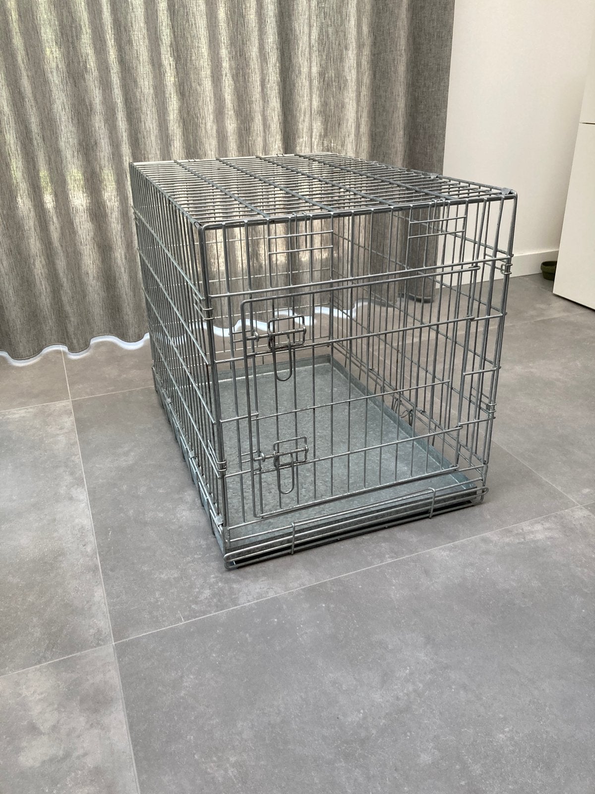 Bench metaal medium - 75 x 52 x 60 cm, Dieren en Toebehoren, Ophalen, Gebruikt