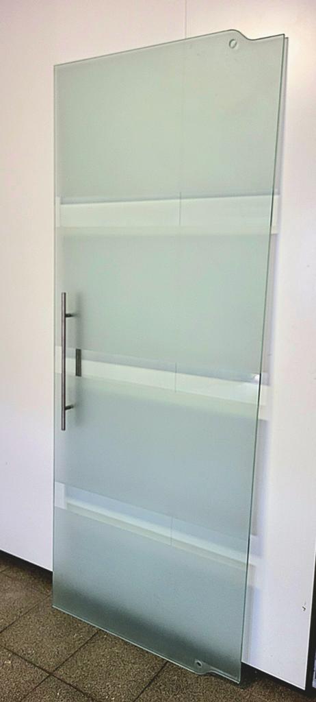 Glazen pivotdeur / taatsdeur 81cmx 201cm – mat veiligheids, Enlèvement