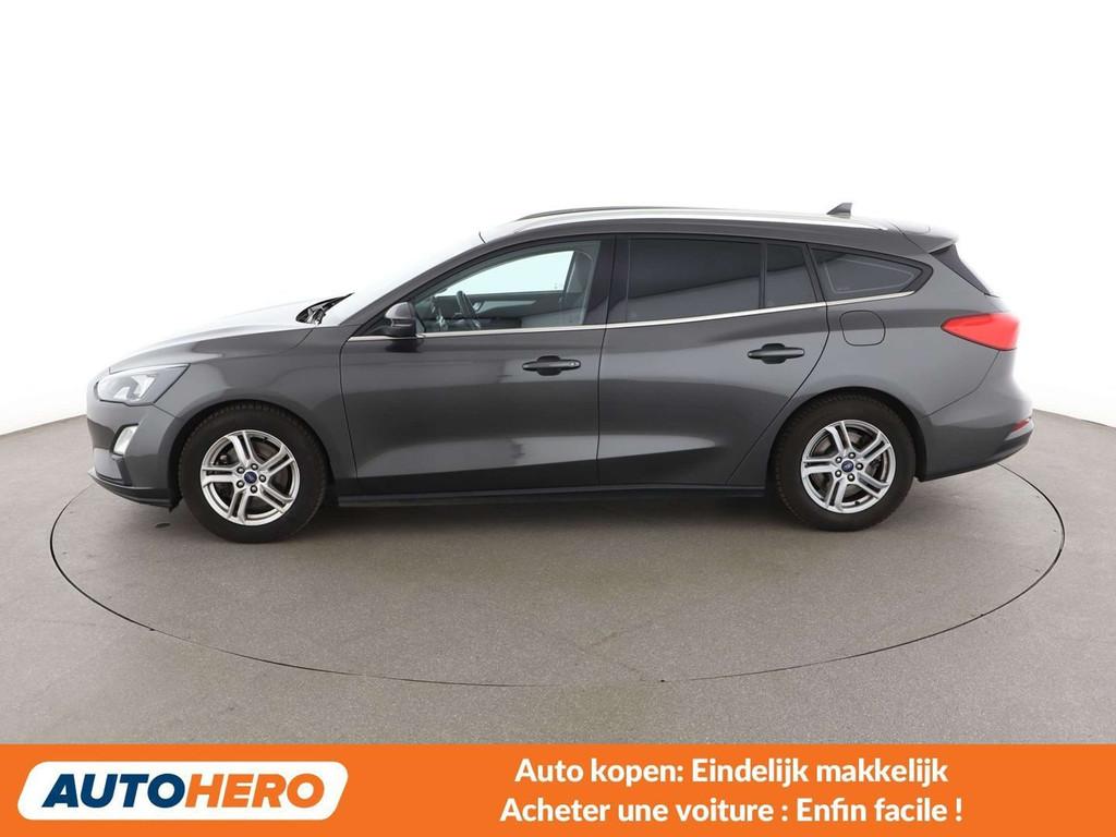 Ford Focus 1.0 EcoBoost Cool&Connect (bj 2020), Stof, Gebruikt, 74 kW, Zilver of Grijs
