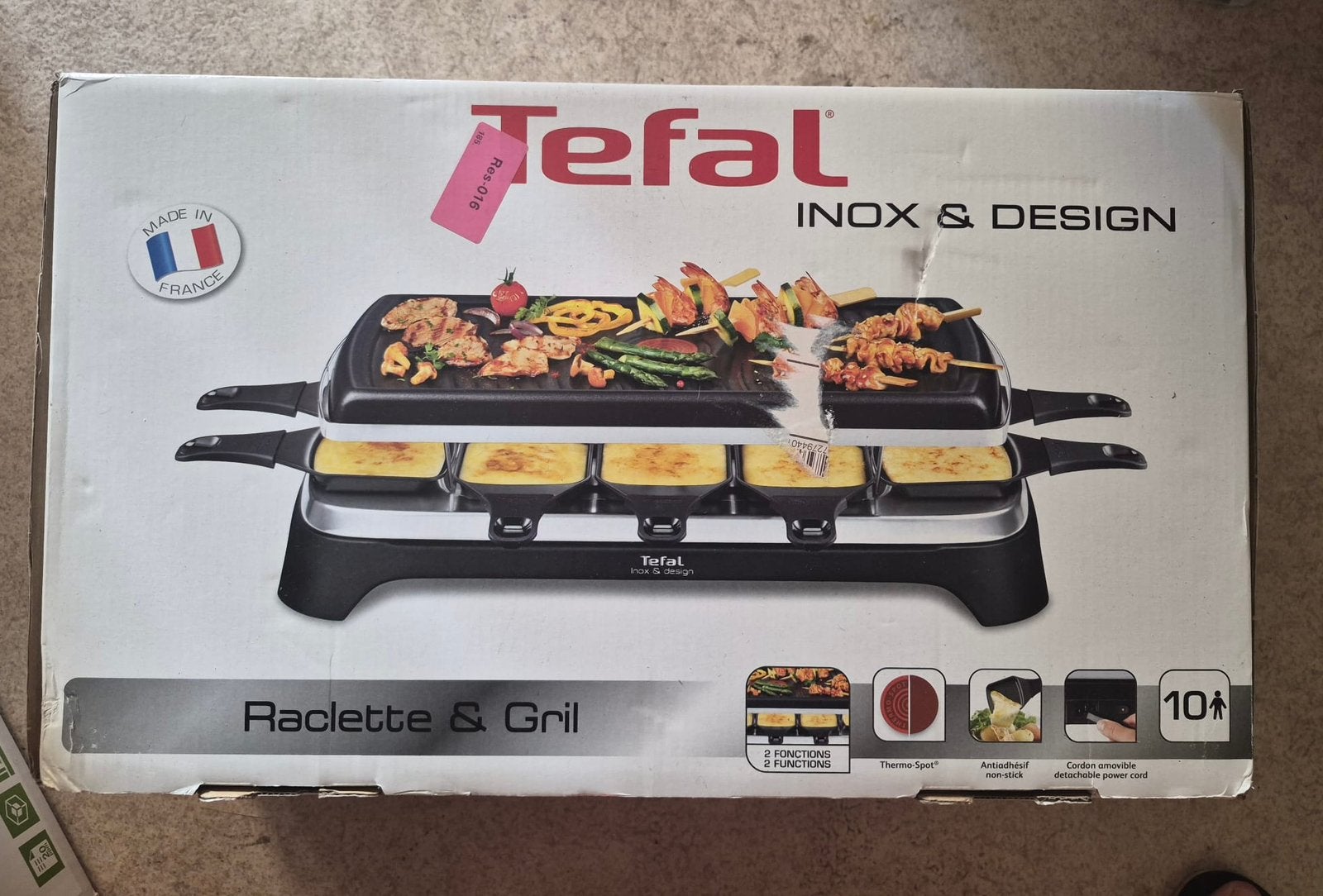 Raclette gourmettoestel TEFAL, Elektronische apparatuur, Gourmetstellen, Ophalen, Zo goed als nieuw