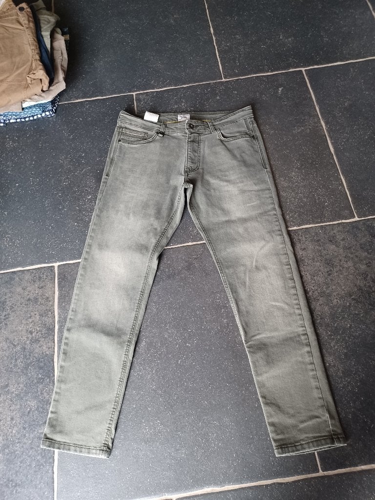 CAMEL ACTIVE GROENACHTIGE HEREN JEANS MAAT W36 L32, Autres couleurs, Comme neuf, CAMEL ACTIVE, W36 - W38 (confection 52/54)