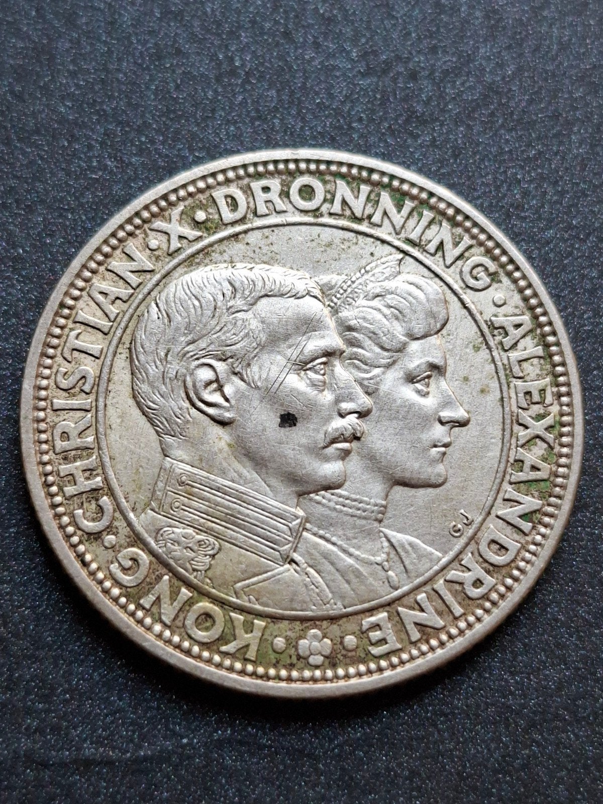argent 2 kroner 1923 Danemark, Timbres & Monnaies, Enlèvement ou Envoi