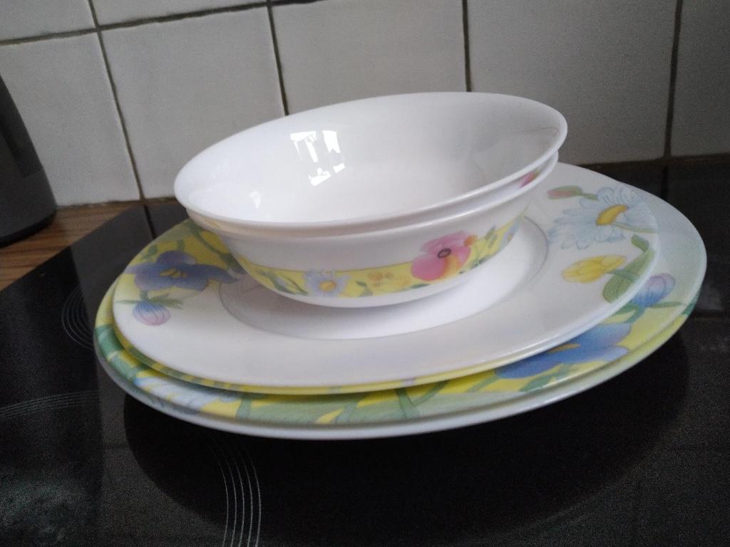 Arcopal set - 3 x 2 stuks, Huis en Inrichting, Keuken | Servies, Ophalen of Verzenden, Gebruikt, Bord(en)