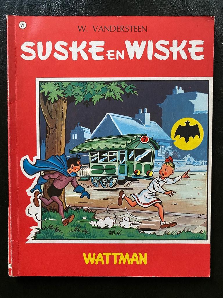 SUSKE EN WISKE - VIERKLEURENREEKS -  Wattman, Enlèvement ou Envoi, Willy Vandersteen, Une BD, Utilisé