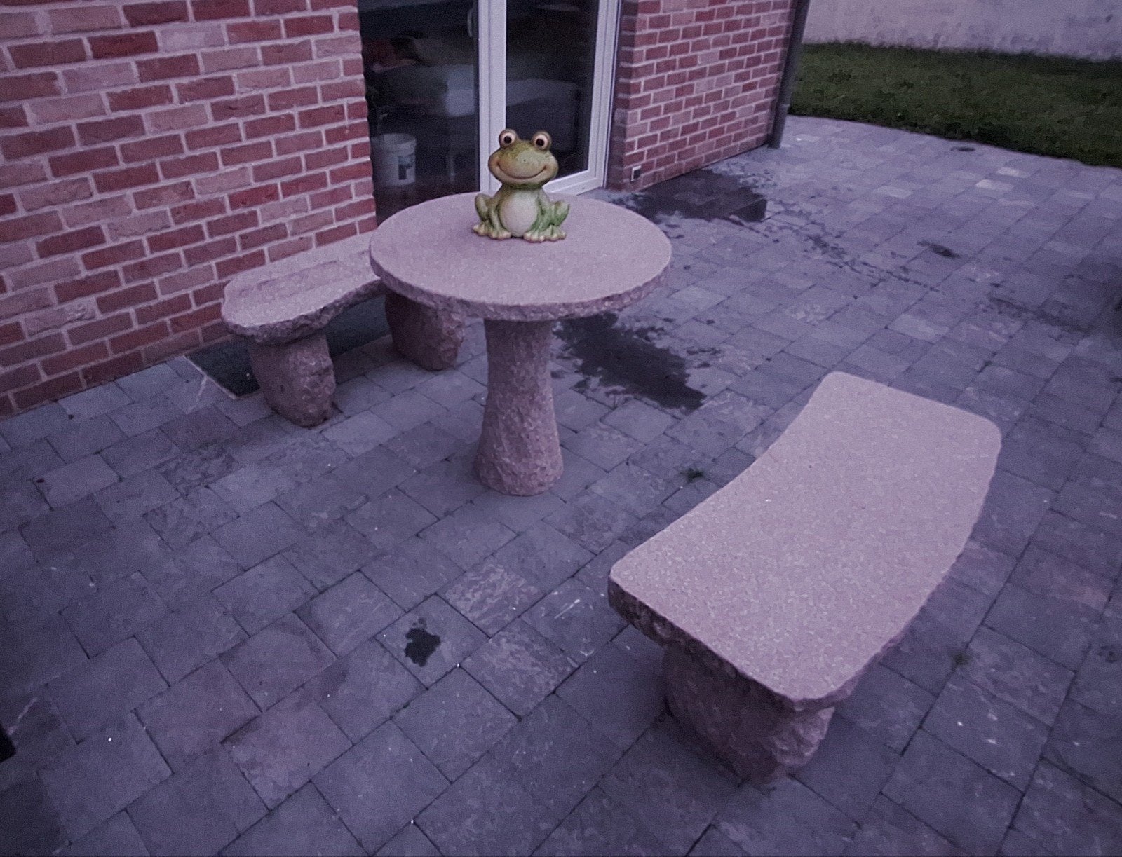 table + banc, Jardin & Terrasse, Enlèvement, Comme neuf