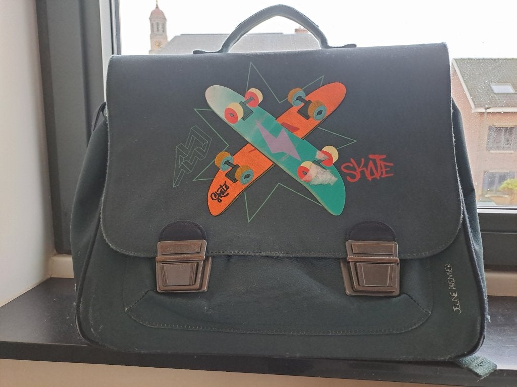 boekentas Jeune Premier, Handtassen en Accessoires, Tassen | Schooltassen, Ophalen, Gebruikt, Aktetas of Boekentas