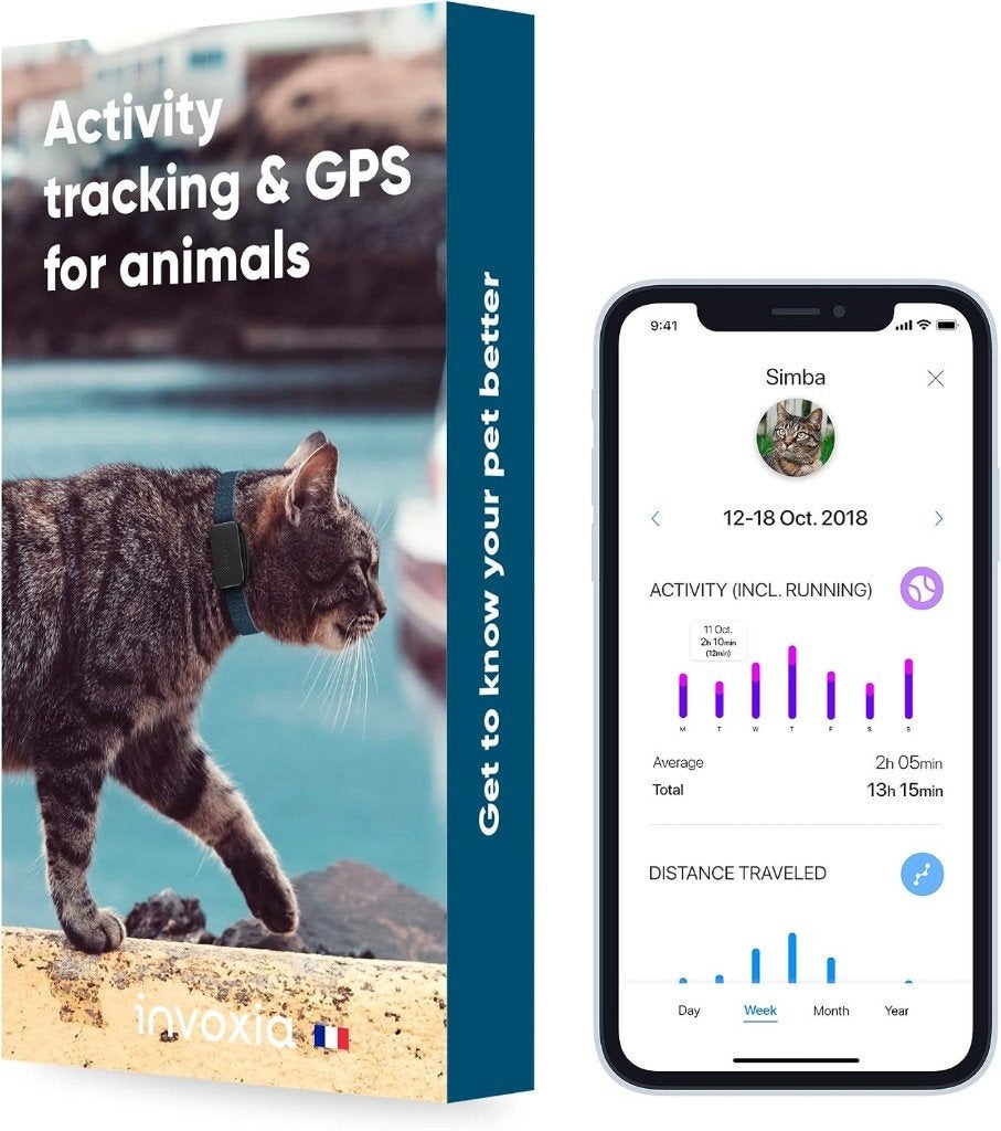 Invoxia Pet GPS & Activity Tracker, in originele doos., Ophalen of Verzenden, Zo goed als nieuw, Overige typen