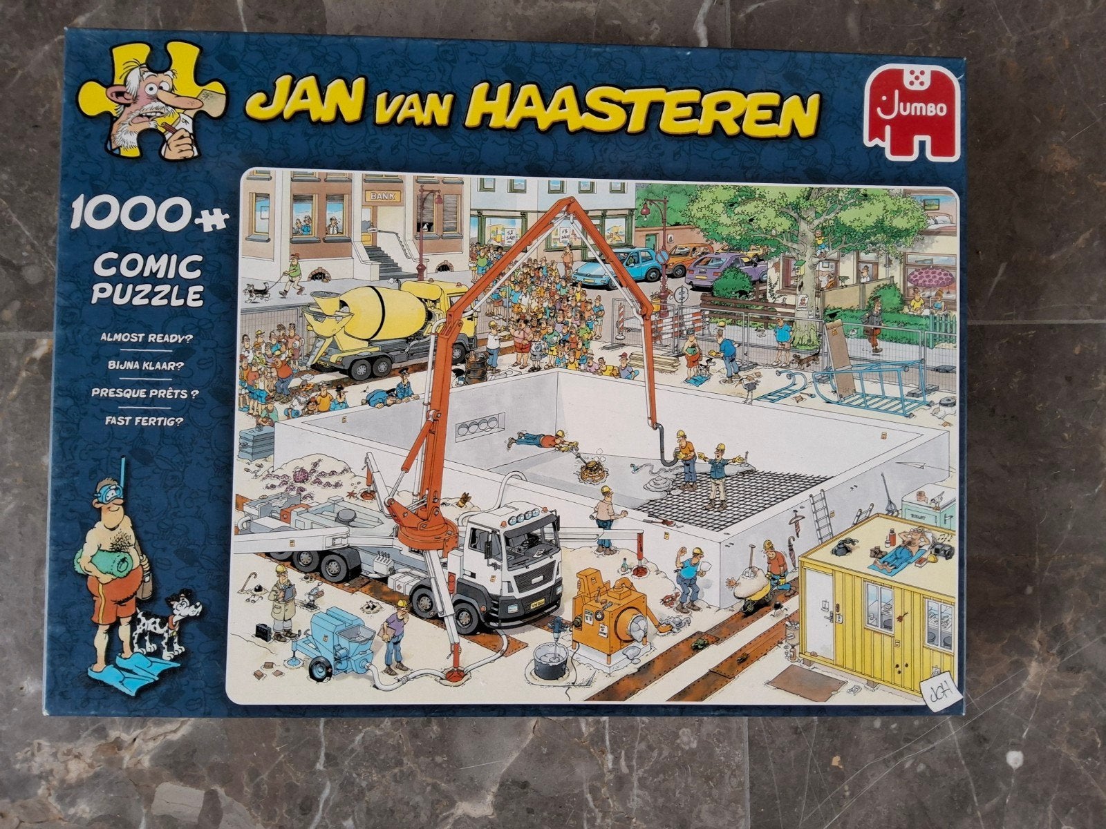 Jan van Haasteren puzzel - Bijna Klaar? (1000 stukjes), Ophalen of Verzenden