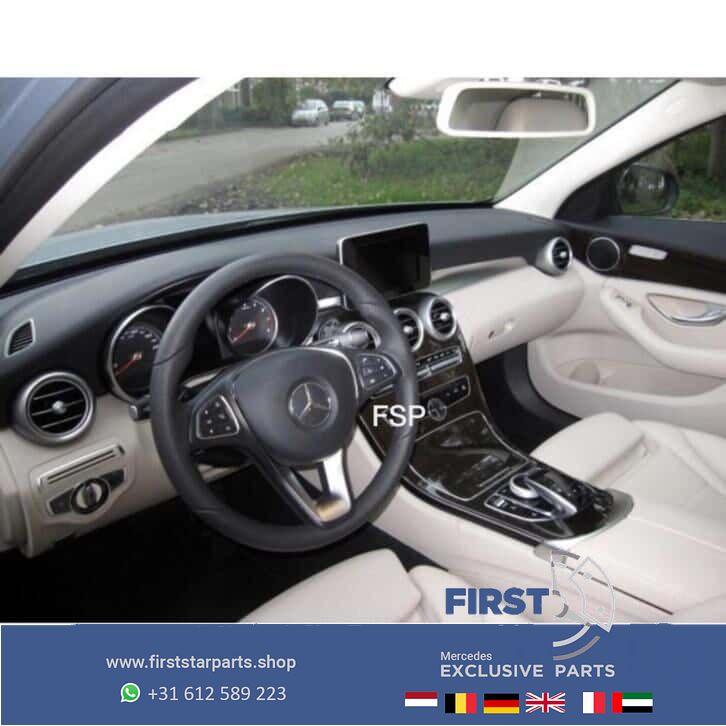W205 Espresso Beige Interieur VolLeder Mercedes C Klasse 205, Gebruikt, -, Ophalen of Verzenden, -