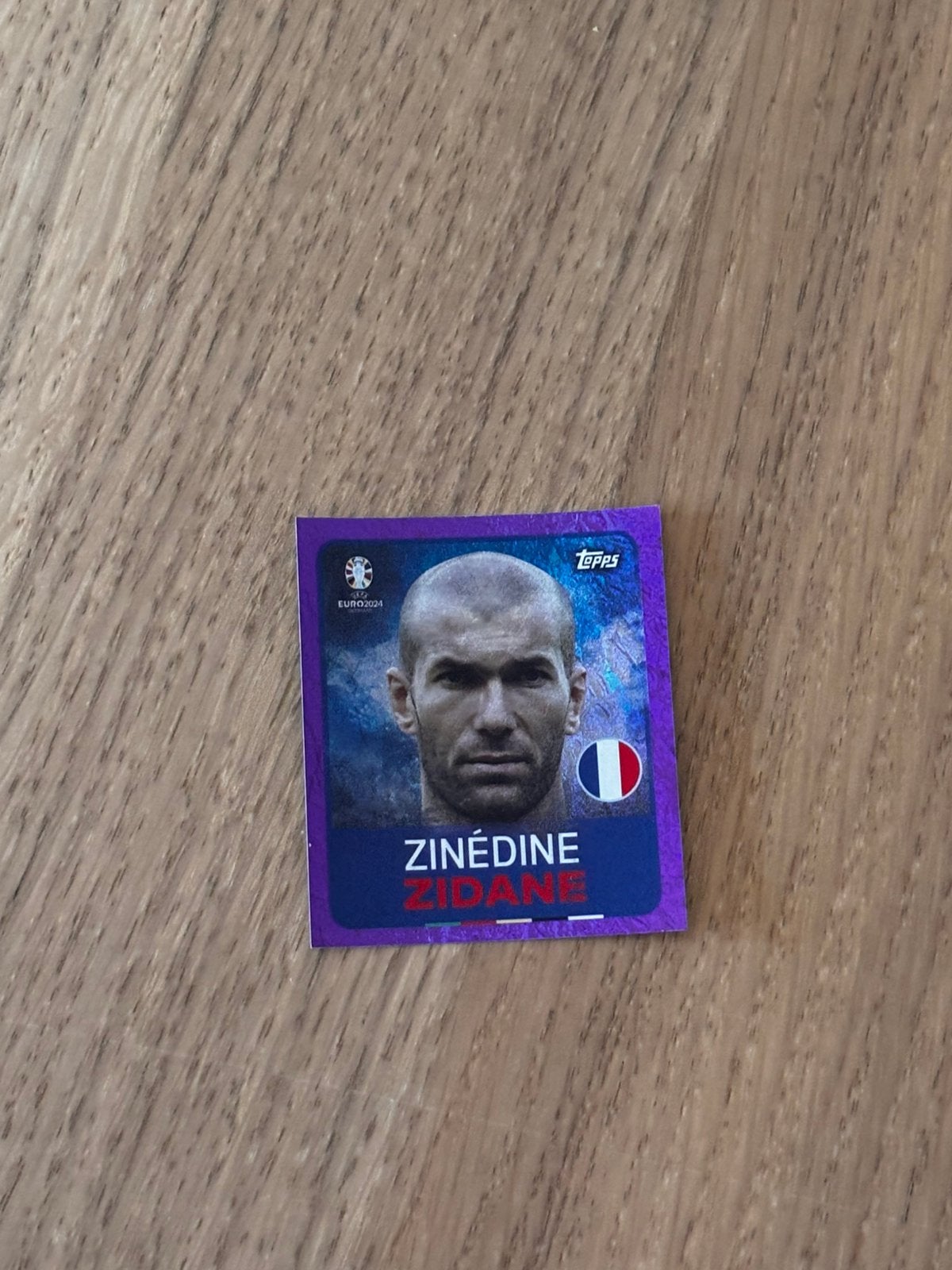 Topps Euro 2024 Zidane Parallel, Enlèvement ou Envoi, Comme neuf