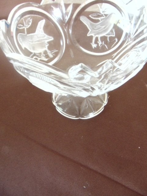 Coupe en cristal gravé, Enlèvement ou Envoi, Comme neuf