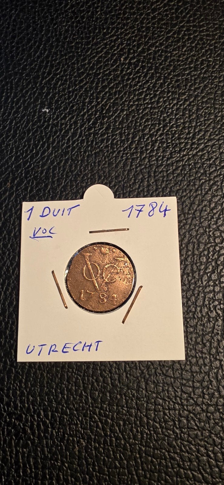 Nederland 1 duit VOC 1784 Utrecht, Postzegels en Munten, Munten | Nederland, Ophalen of Verzenden