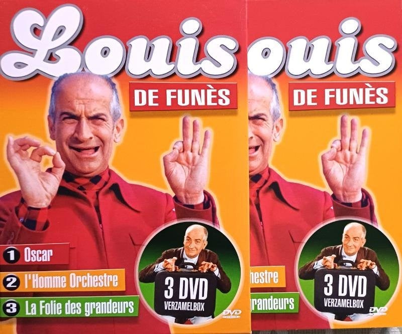 dvd LOUIS DE FUNES 3 DVD VERZAMELBOX, Enlèvement ou Envoi, Comme neuf
