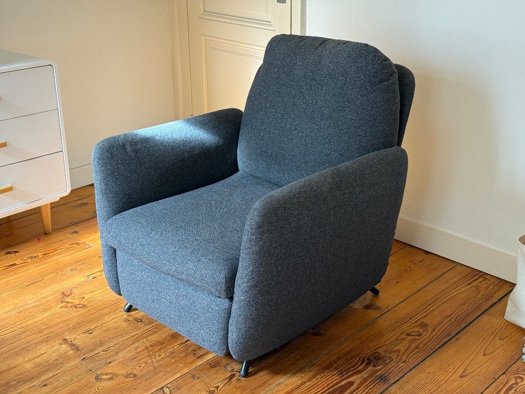 IKEA EKOLSUND Recliner / Relax Fauteuil – Dark Grey, Enlèvement, Comme neuf