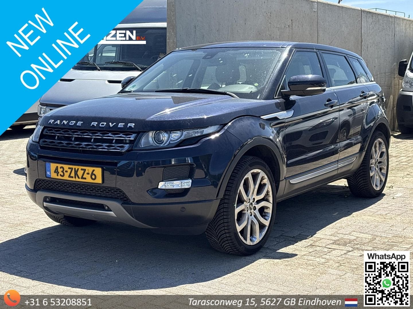 Land Rover Range Rover Evoque 2.0 Si 4WD Prestige | MOTER DE, Auto's, Land Rover, Automaat, 199 g/km, Blauw, USB