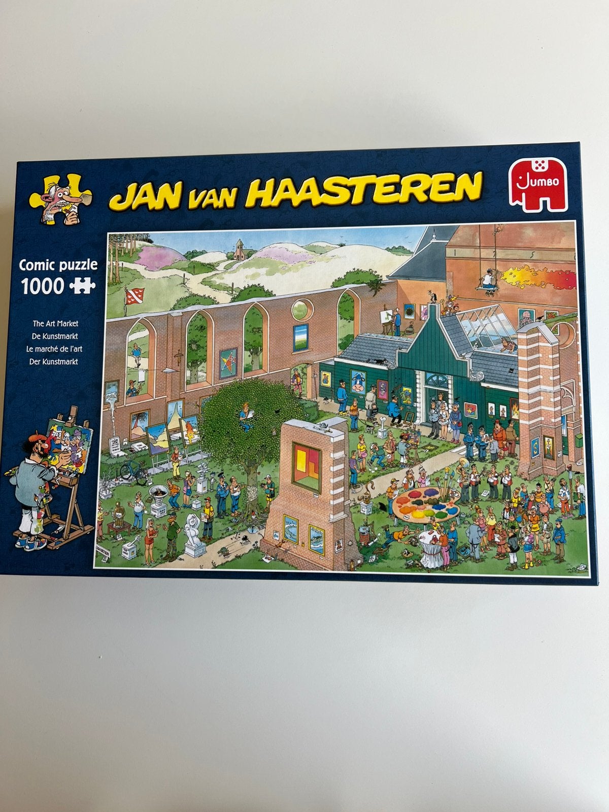 Jan van Haasteren Le marché de l'art 1000 pièces, Enlèvement, Comme neuf