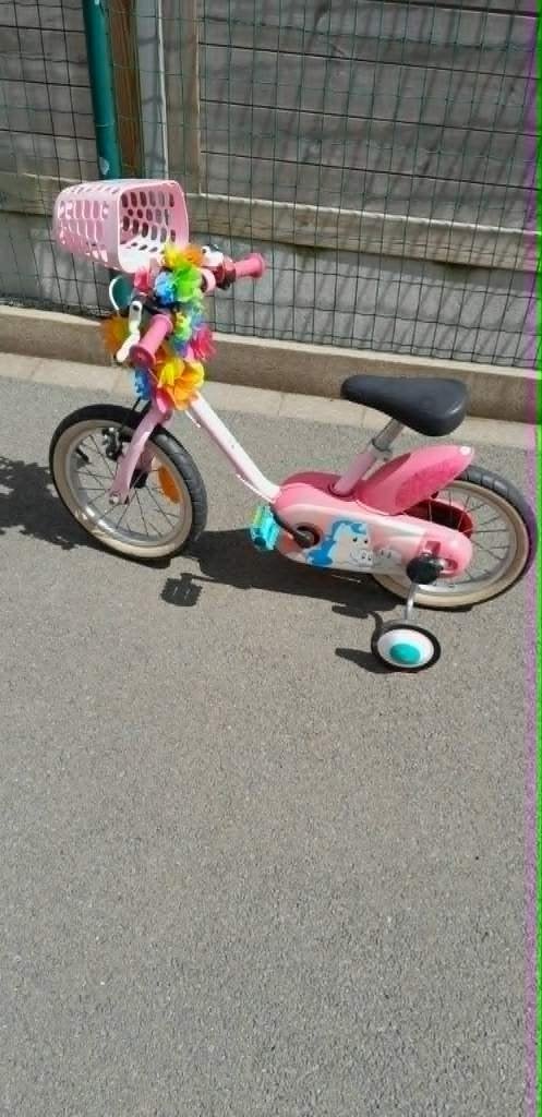 kinder fietsje, Ophalen, Gebruikt