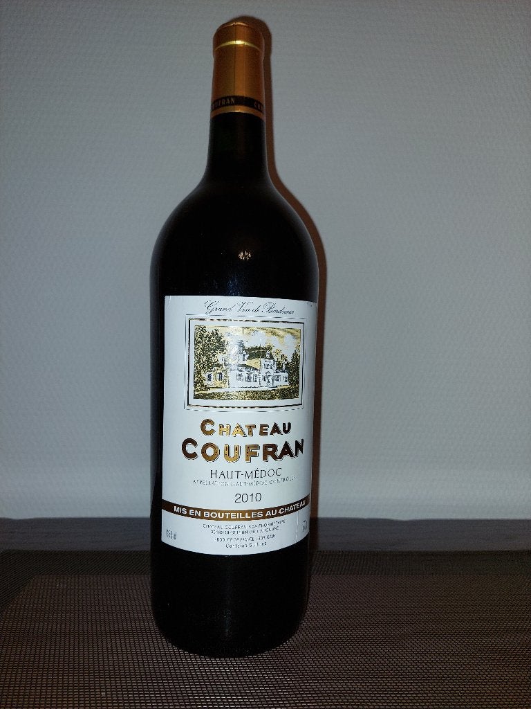 Chateau Coufran Haut-Médoc 2010 Magnum bouteille (1,5 litre), Neuf, Enlèvement ou Envoi, Pleine, Vin rouge