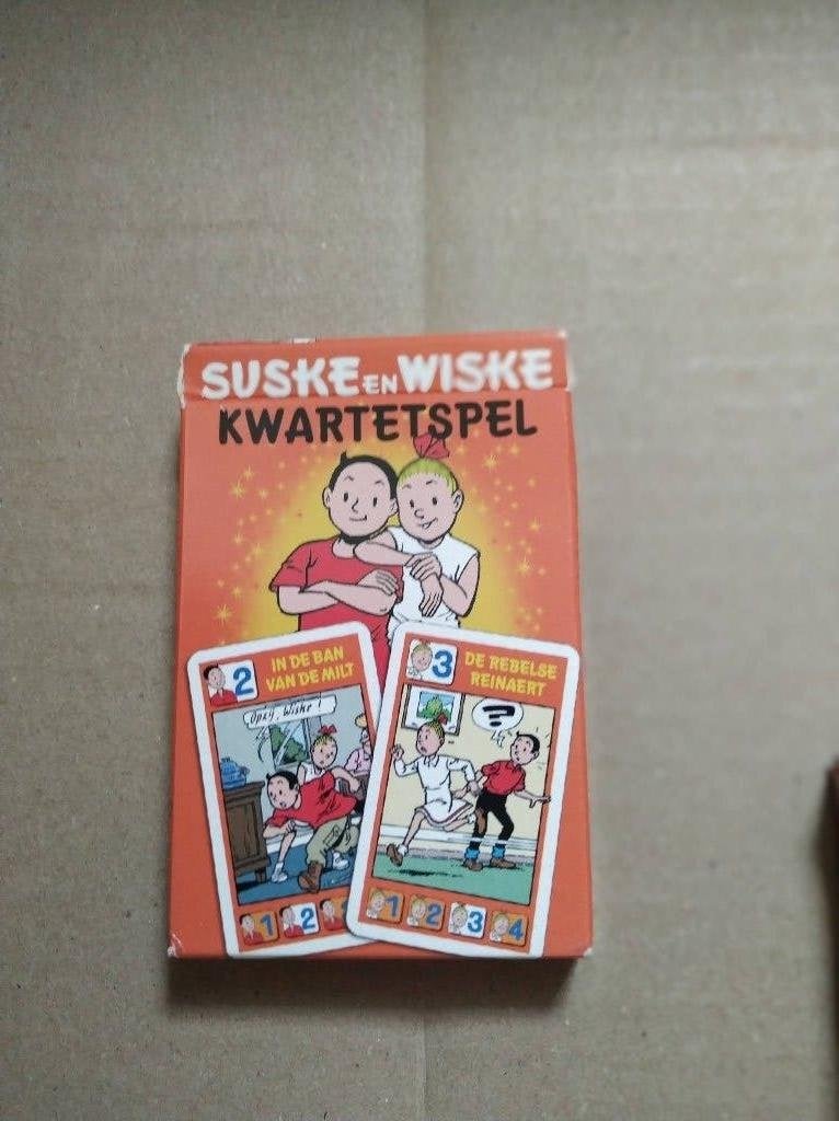 kwartet spel suske en wiske, Verzamelen, Ophalen of Verzenden