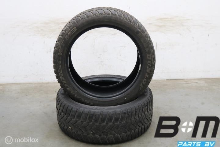 2 x 2754520 110V Dunlop Grandtrek WT M3 5.5mm 275 45 20, Auto-onderdelen, Banden en Velgen, Gebruikt, 275 mm, Winterbanden, Band(en)