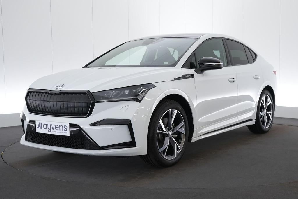 (2ETP047) SKODA ENYAQ COUPE, Auto's, Skoda, Automaat, Achterwielaandrijving, Alcantara, Wit