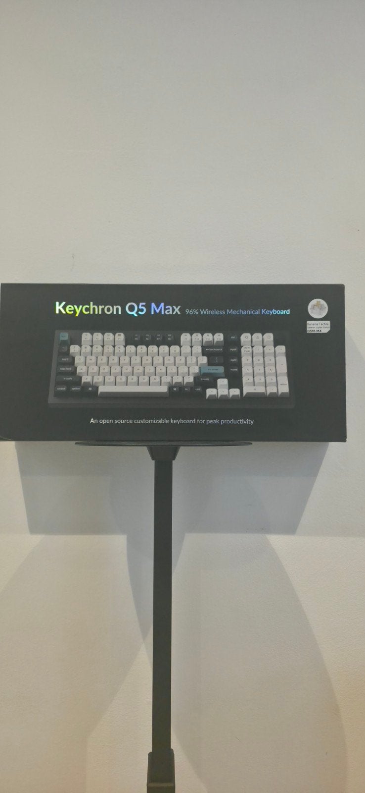 Keychron Q5 Max – Mechanisch keyboard – Nieuwstaat, Keychron, Multimediatoetsen, Ophalen of Verzenden, Zo goed als nieuw