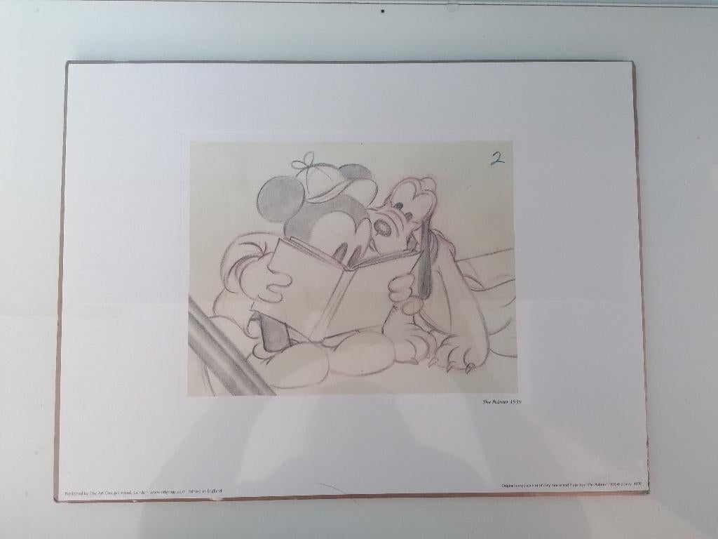 Story sketch mickey mousse disney, Ophalen, Mickey Mouse, Nieuw, Plaatje of Poster