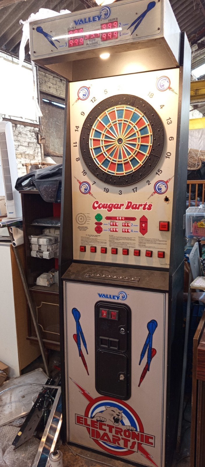 Dart, Cougar Darts Koffie Dartbord, Ophalen of Verzenden, Gebruikt