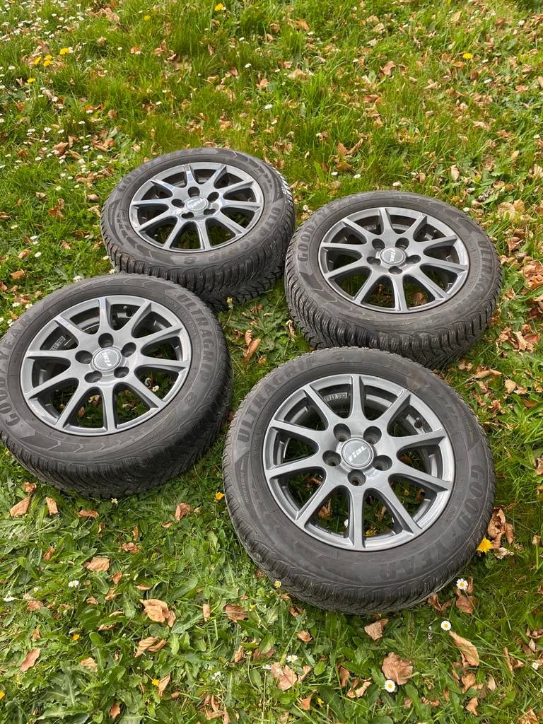 Banden met velgen 185/60 R14, Auto-onderdelen, Banden en Velgen, Ophalen, Winterbanden, Band(en)