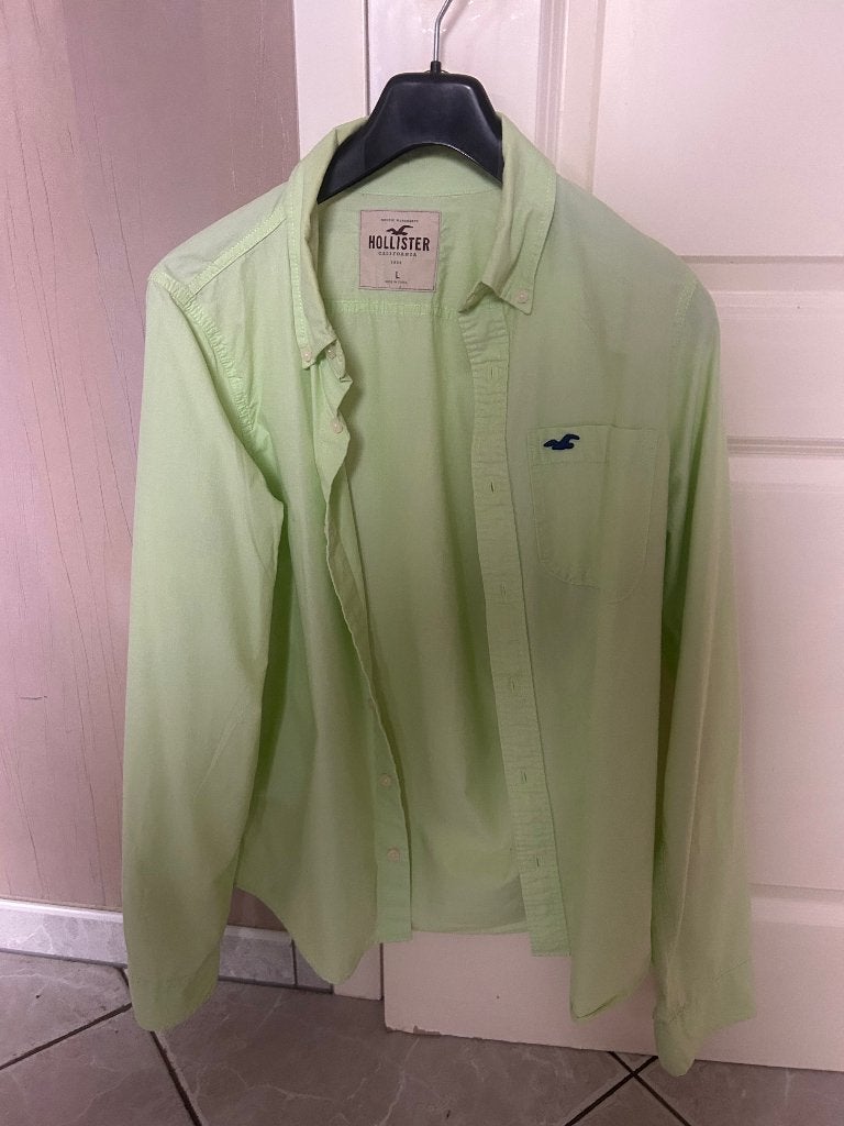 vêtements, Vêtements | Hommes, Tour de cou 41/42 (L), Comme neuf, Hollister, Vert
