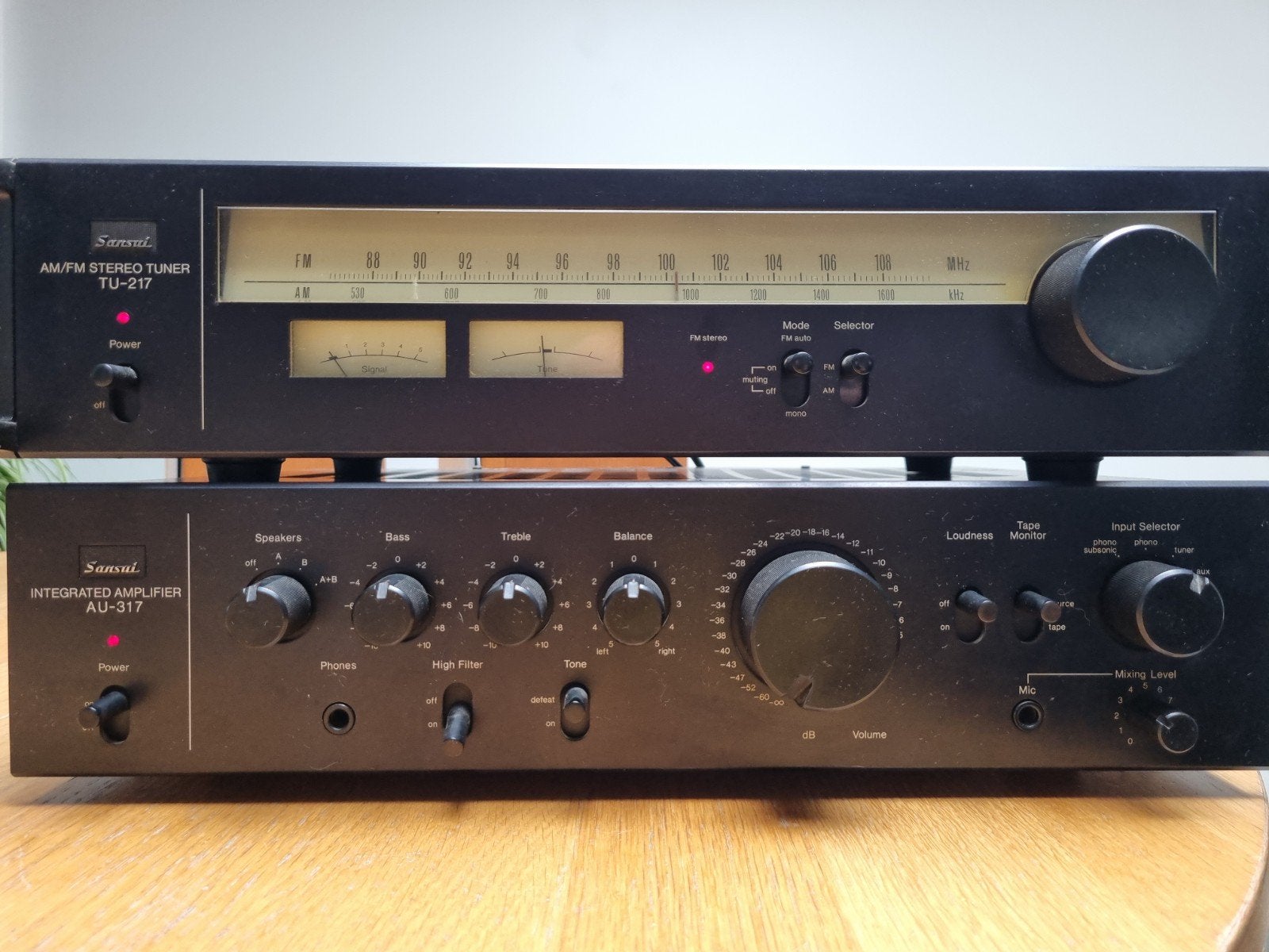 Sansui AU-317 en AU-217, Ophalen of Verzenden