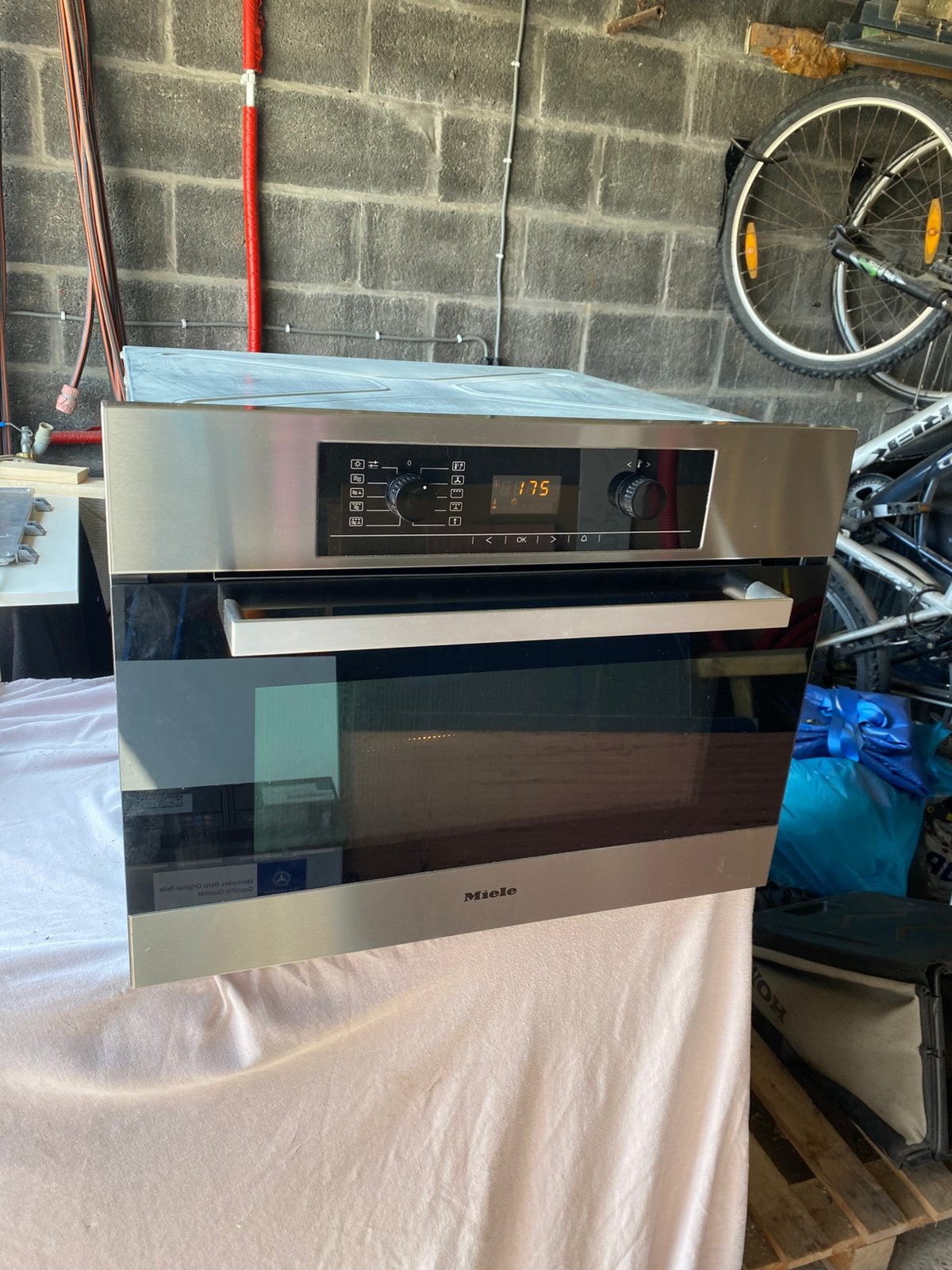 Miele Combi oven 45cm hoog, Elektronische apparatuur, Microgolfovens, Gebruikt, Inbouw, Combi-microgolfoven, 45 tot 60 cm, Grill