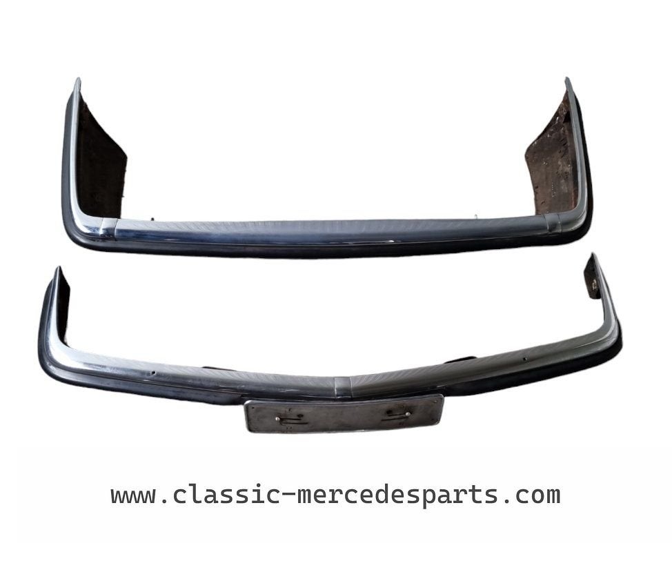 Voorbumper + achterbumper Mercedes 107 verchroomd, Auto-onderdelen, Ophalen, Gebruikt, -, Bumper