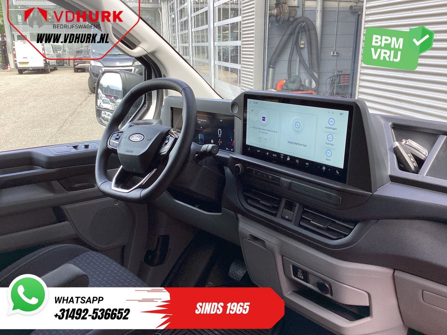 Ford E-Transit Custom L2 330 km WLTP Garantie t/m 2028/ LED/, Autos, Achat, Entreprise, Carnet d'entretien, Automatique