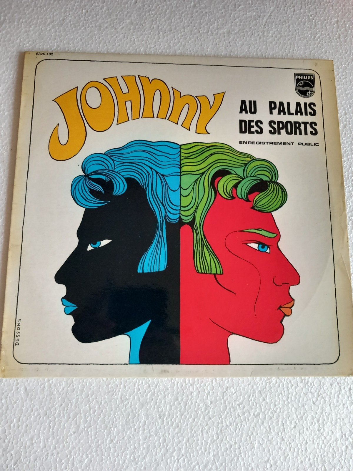 JOHNNY HALLYDAY. AU PALAIS DES SPORTS. EN PUBLIC 1967. LP, LP