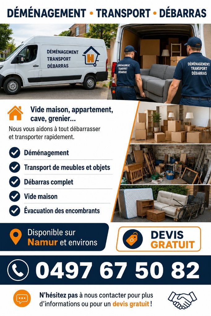 Vide maison vide encombrants nettoyage, Ophalen