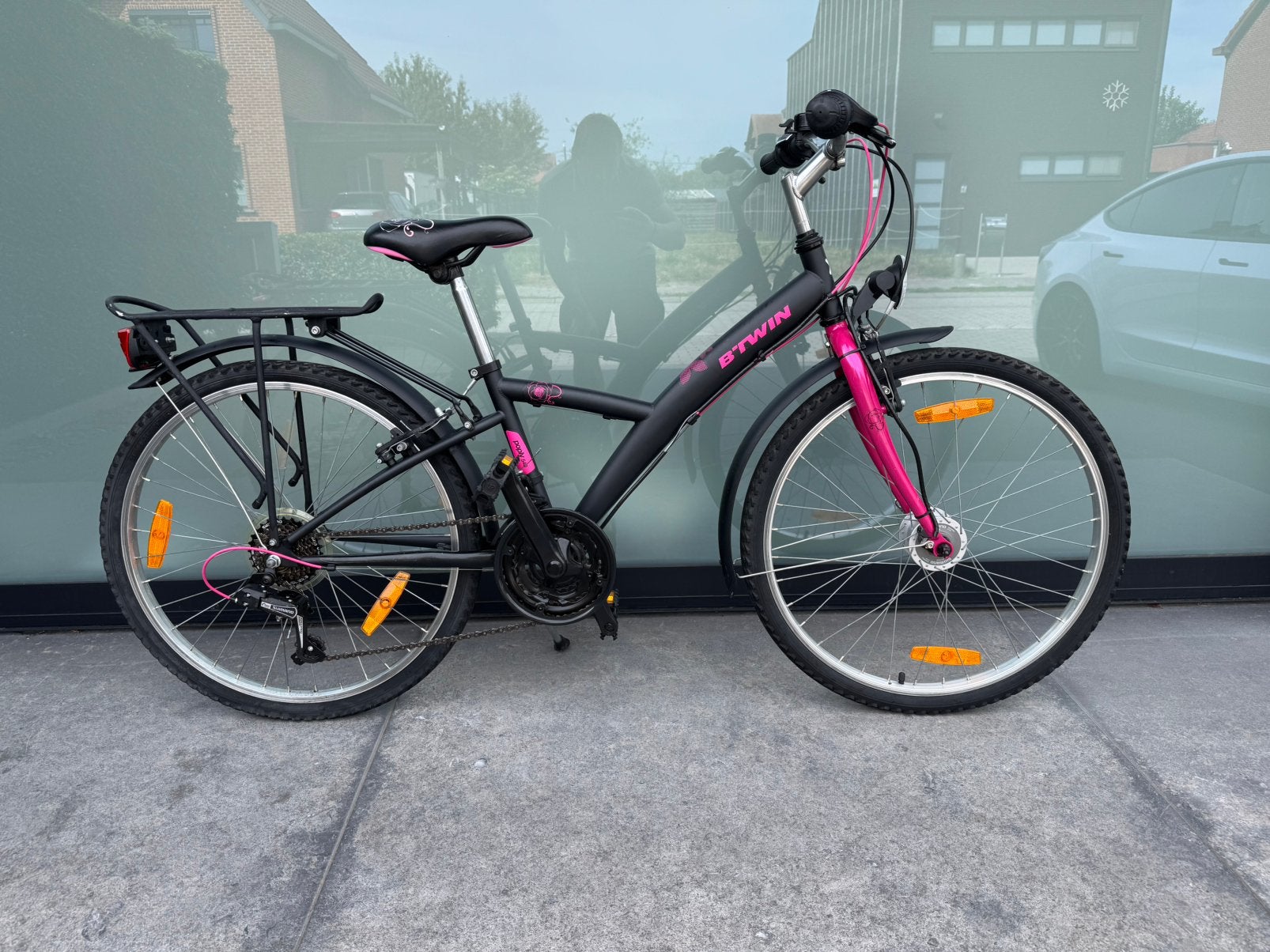 Meisjesfiets 24 inch - Decathlon, Fietsen en Brommers, Ophalen, 24 inch, Velgrem, Versnellingen