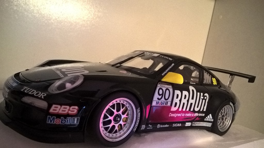 1/18 Porsche 911 (997) GT3 Cup VIP Supercup 2010 Minichamps, Ophalen of Verzenden, Nieuw, Auto, MiniChamps