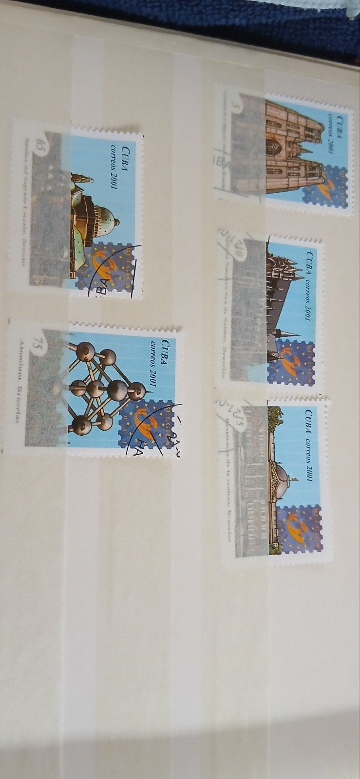 timbres de monuments estampés, Timbres & Monnaies, Enlèvement ou Envoi