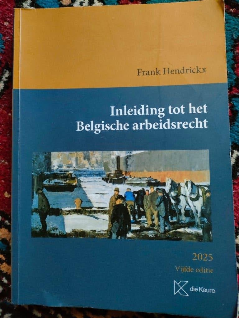 Inleiding tot het Belgisch Arbeidsrecht, Ophalen of Verzenden, Nieuw, Hoger Onderwijs, Frank Hendrickx