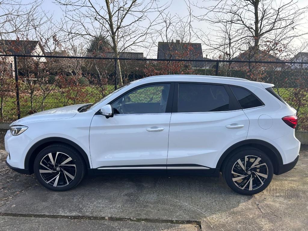 MG ZS 1.5 Hybrid-Luxury-Leder-360-ACC-Verw Zetels Stuur, Auto's, 75 kW, 4 cilinders, Wit, Bedrijf