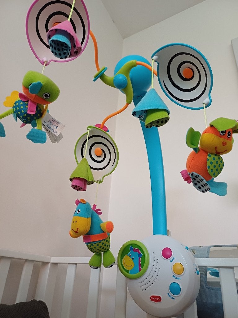 Tiny Love babymobiel, Enlèvement, Utilisé, Mobile, Avec lumière