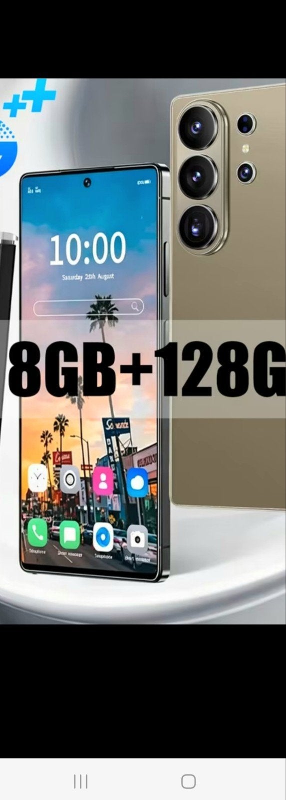 smartphone nieuw 8GB +128GB.( gelijk aan Samsung s26ultra)., Telecommunicatie, Mobiele telefoons | Overige merken, Ophalen of Verzenden