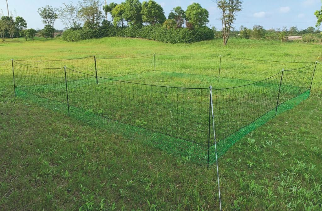 Kippenren in net .25m, Dieren en Toebehoren, Pluimvee | Toebehoren, Ophalen of Verzenden, Nieuw, Kippenhok of Kippenren