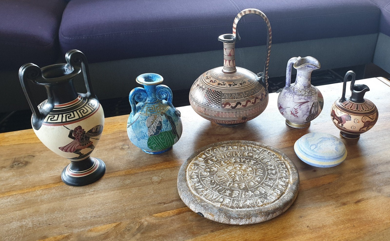 Collectie oud griekse en minoïsche museum replica's, Ophalen of Verzenden