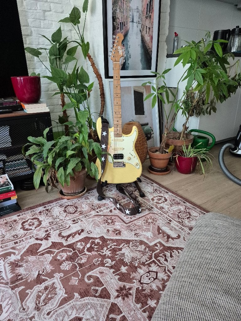 Jet js-400 butterscotch blonde, Ophalen, Zo goed als nieuw, Solid body